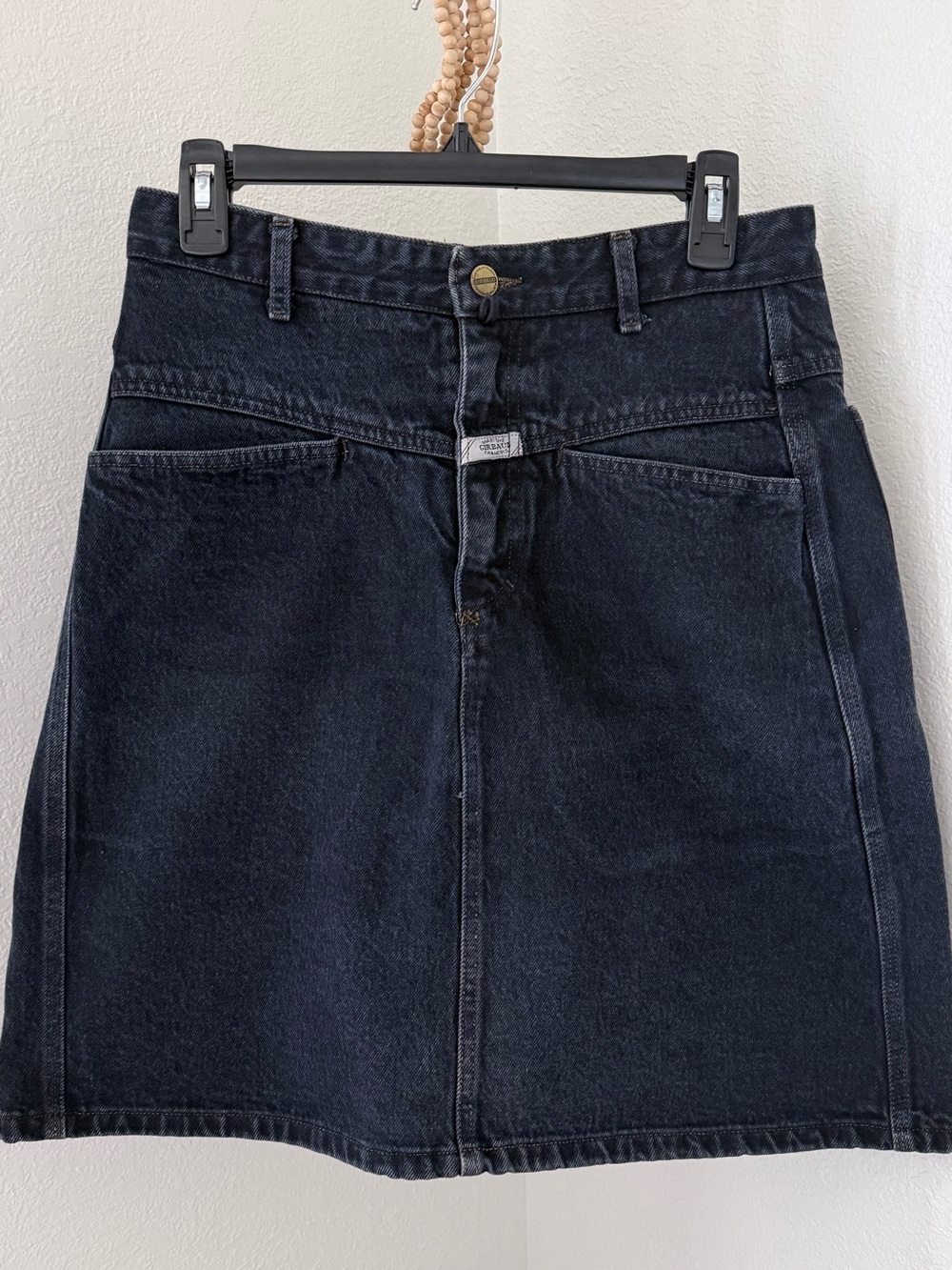Marithé + François Girbaud Denim Mini Skirt